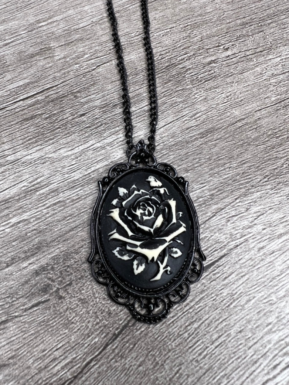 Gothic Cameo Necklace