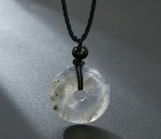 Natural Stone Life Saver Adjustable Necklaces