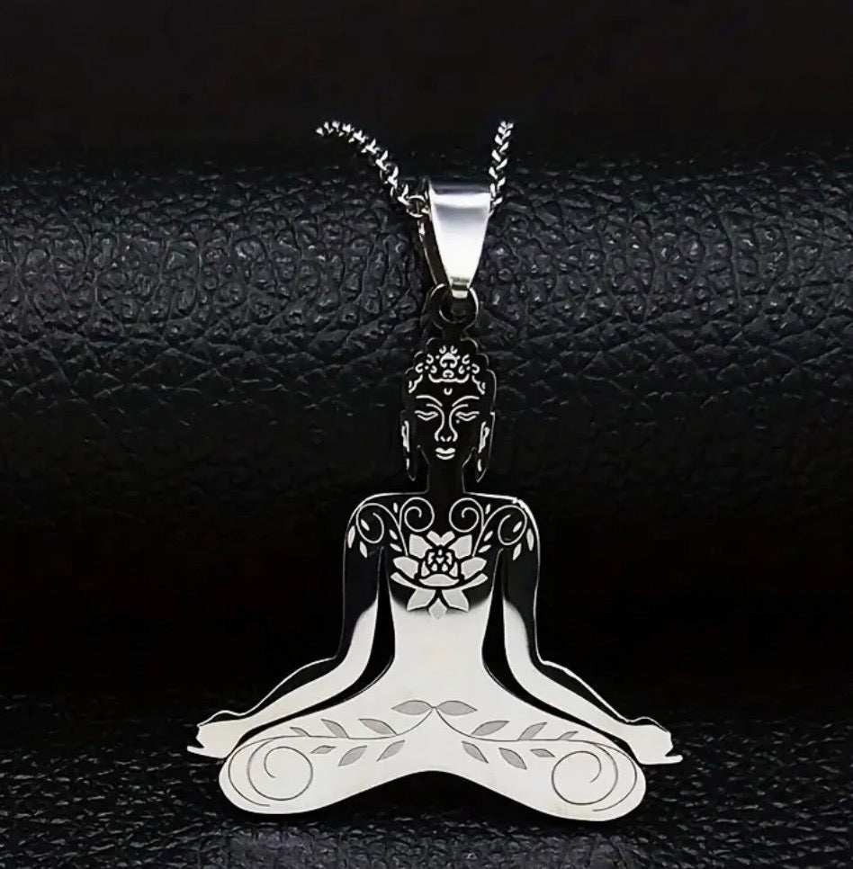 Stainless Steel Yoga Necklace