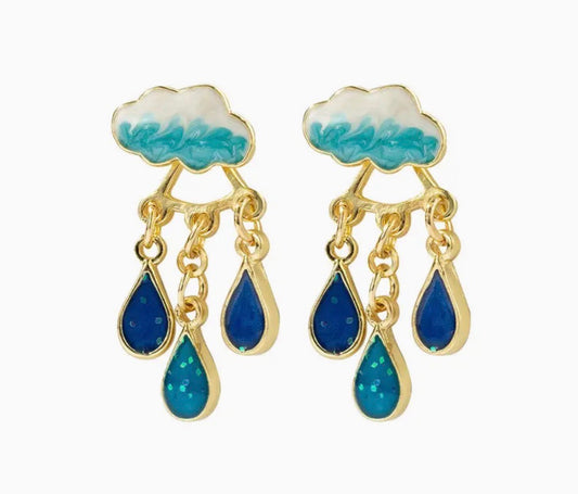 Rainy Cloud Earrings