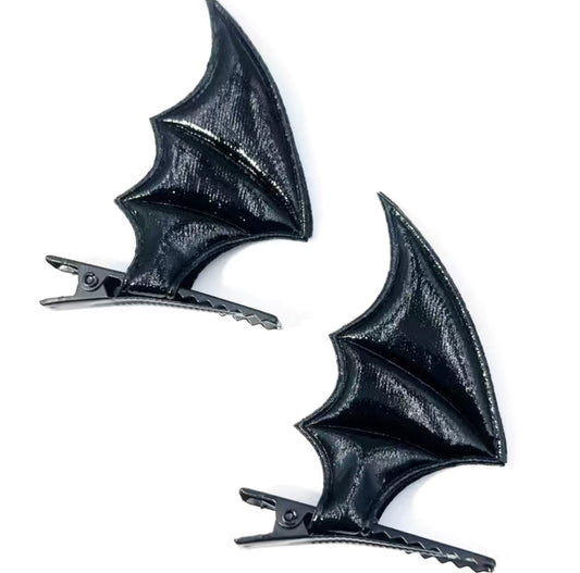 2pc Bat Wing Hair Clips